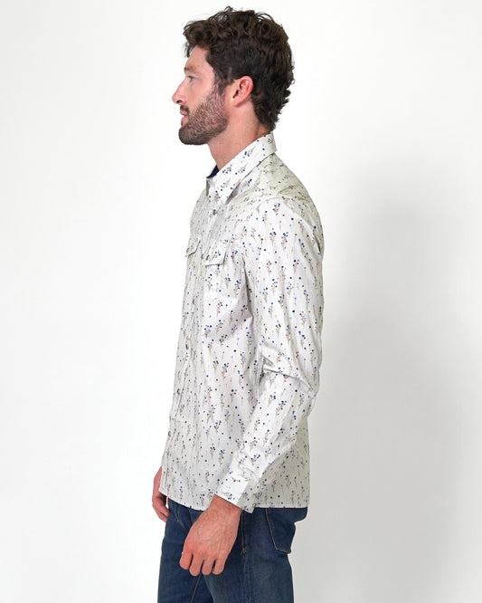 Sweet Emotion Mens Long Sleeve Western Shirt