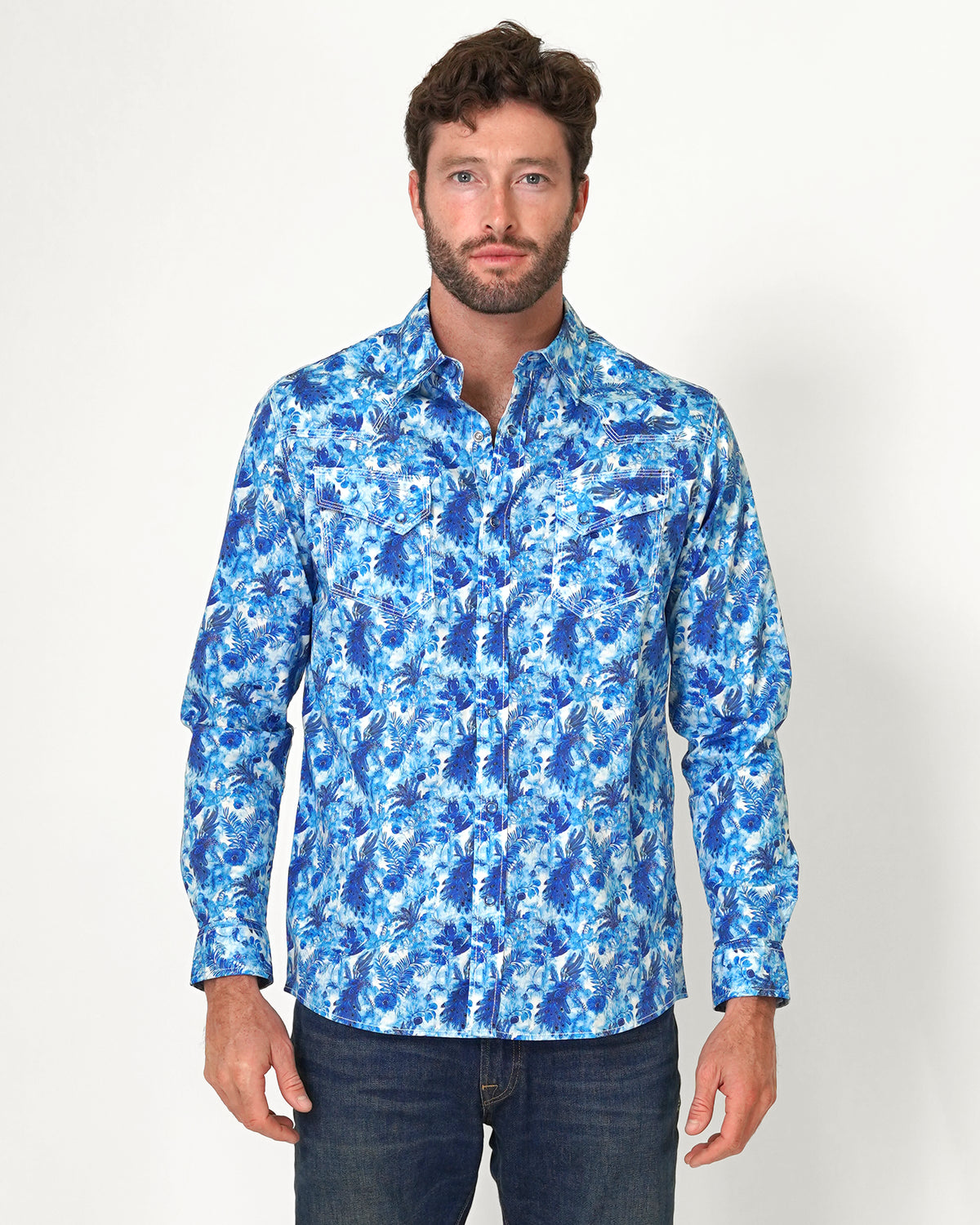 Dreams Mens Long Sleeve Western Shirt