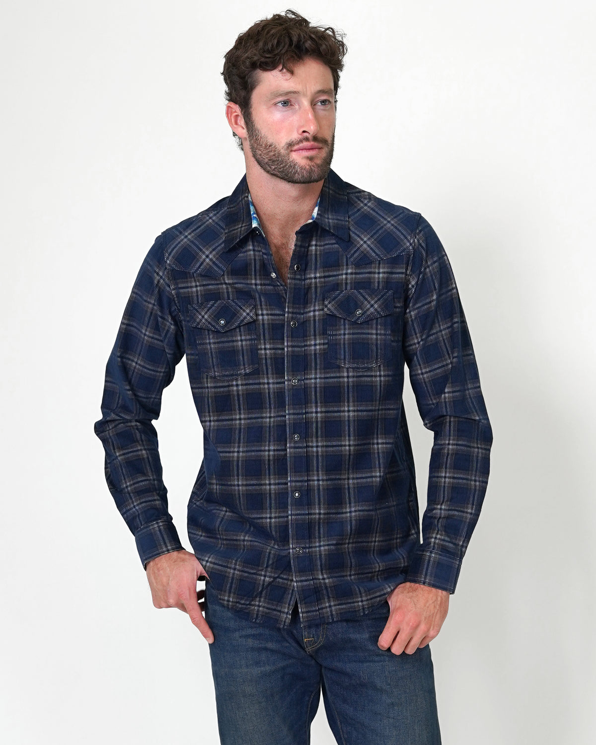 Hotel California Mens Long Sleeve Western Shirt