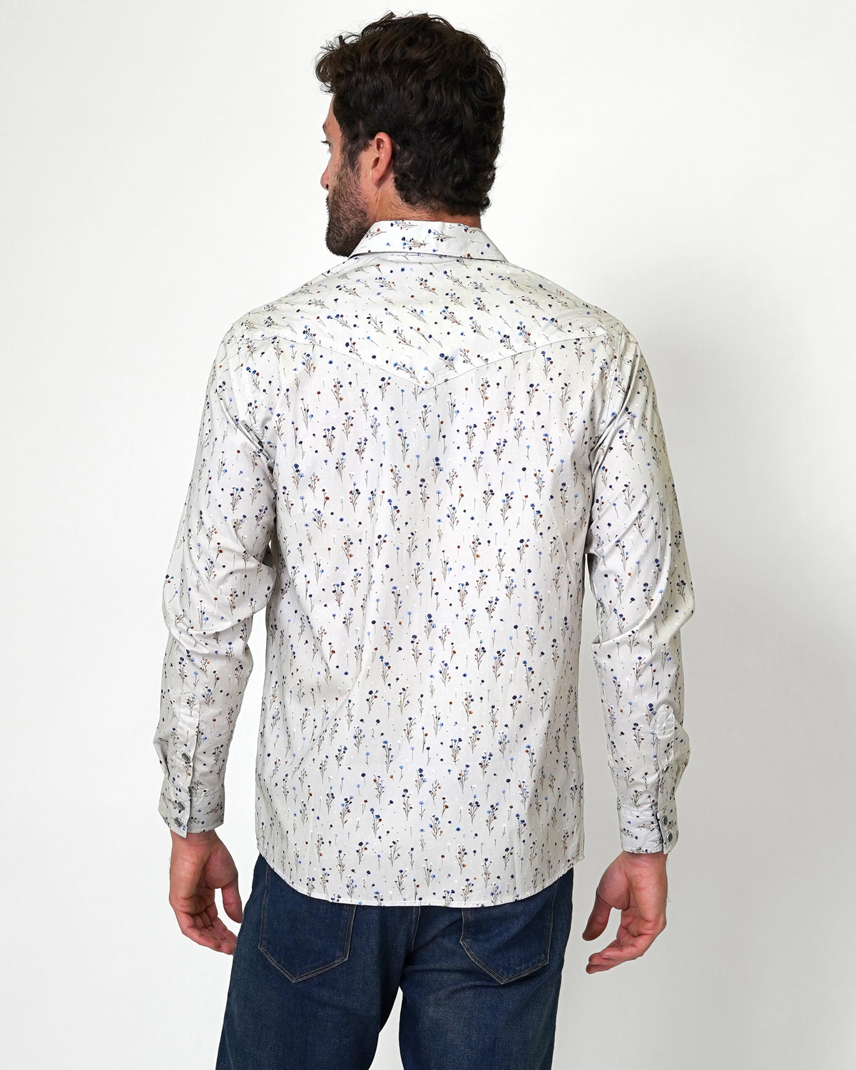 Sweet Emotion Mens Long Sleeve Western Shirt