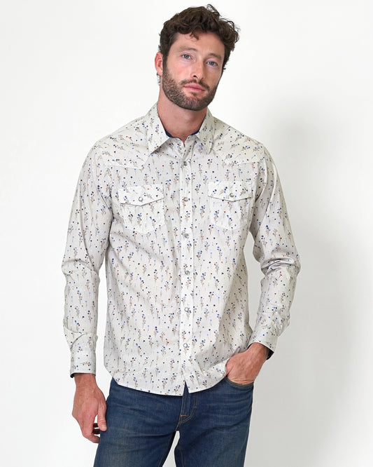Sweet Emotion Mens Long Sleeve Western Shirt