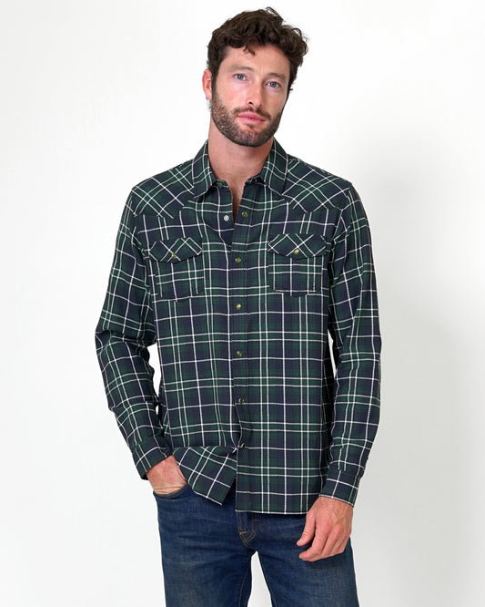 Born to Run Mens Long Sleeve Western Shirt
