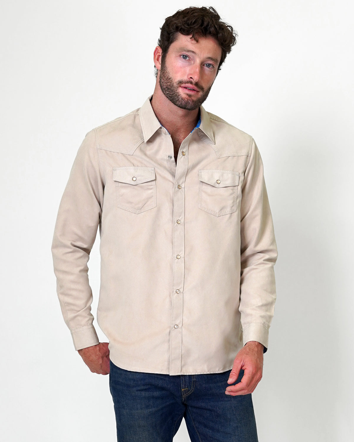 Piano Man Mens Long Sleeve Western Shirt