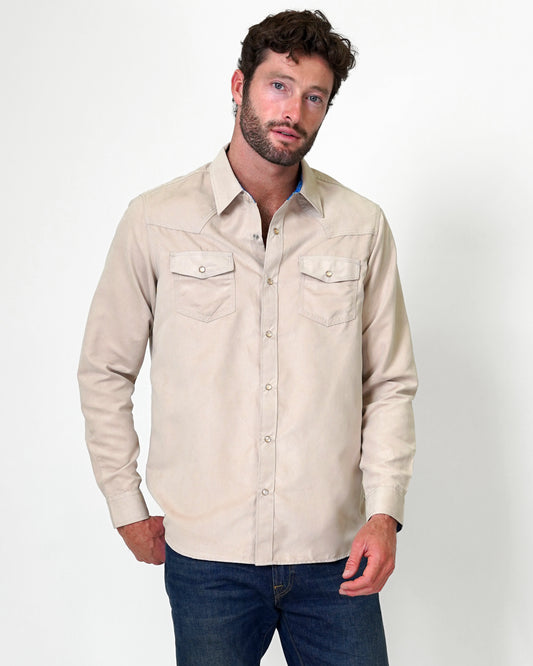 Piano Man Mens Long Sleeve Western Shirt
