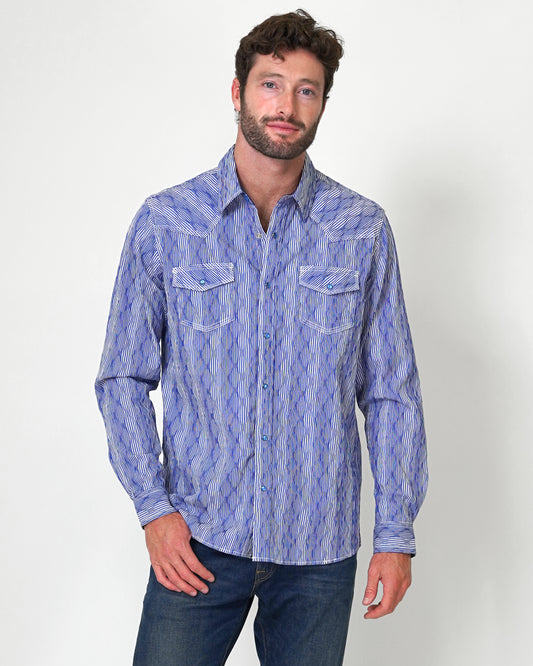 Take It Easy Mens Long Sleeve Western Shirt