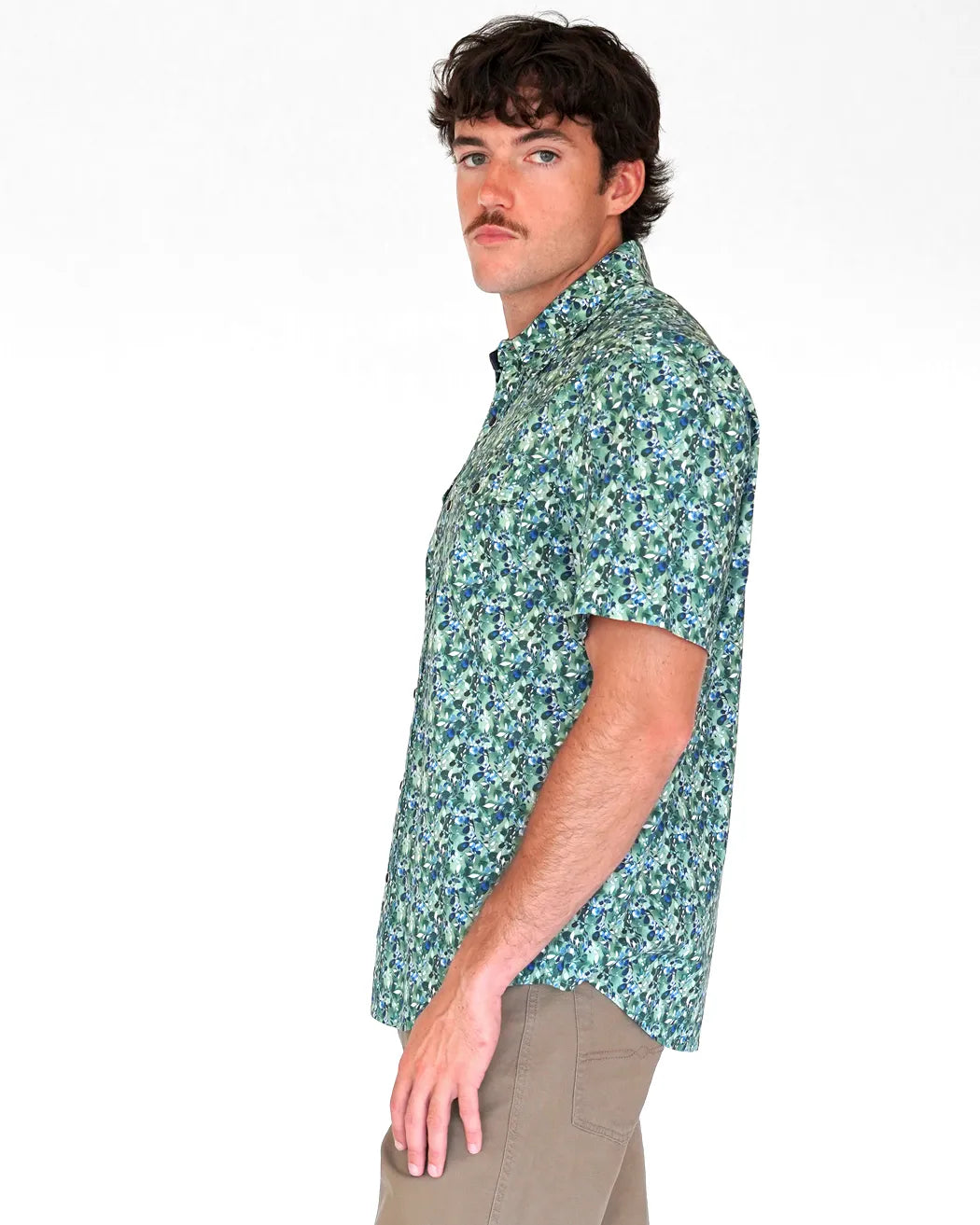 Fast Car Mens Short Sleeve Western Shirt