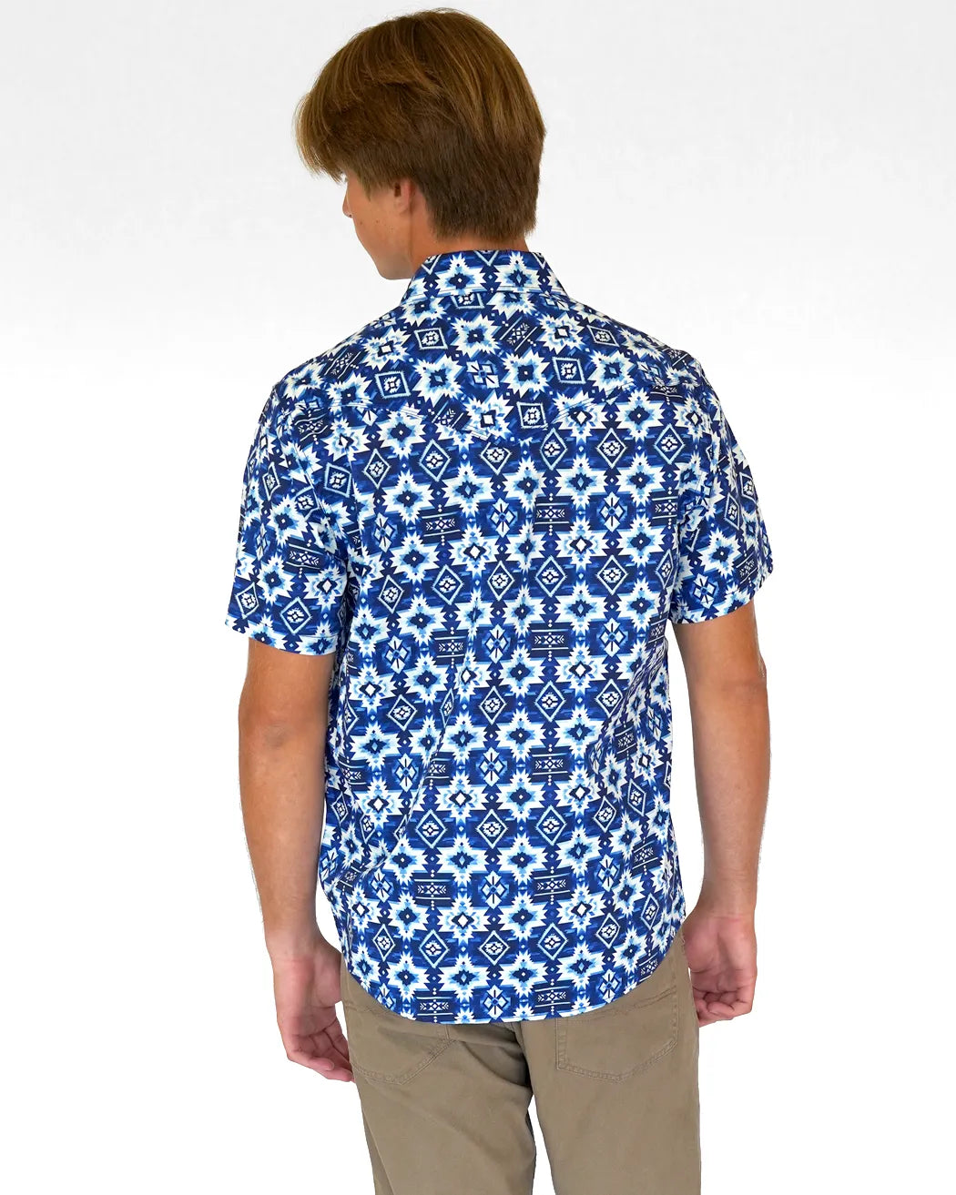 Heaven Mens Short Sleeve Western Shirt