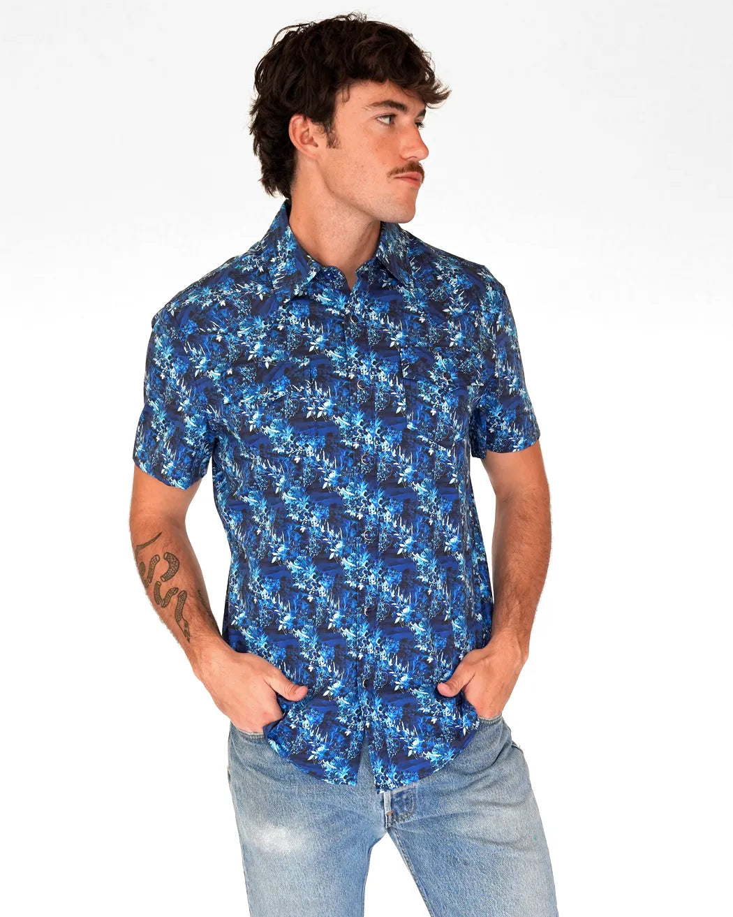 I Wanna Be Adored Mens Short Sleeve Western Shirt