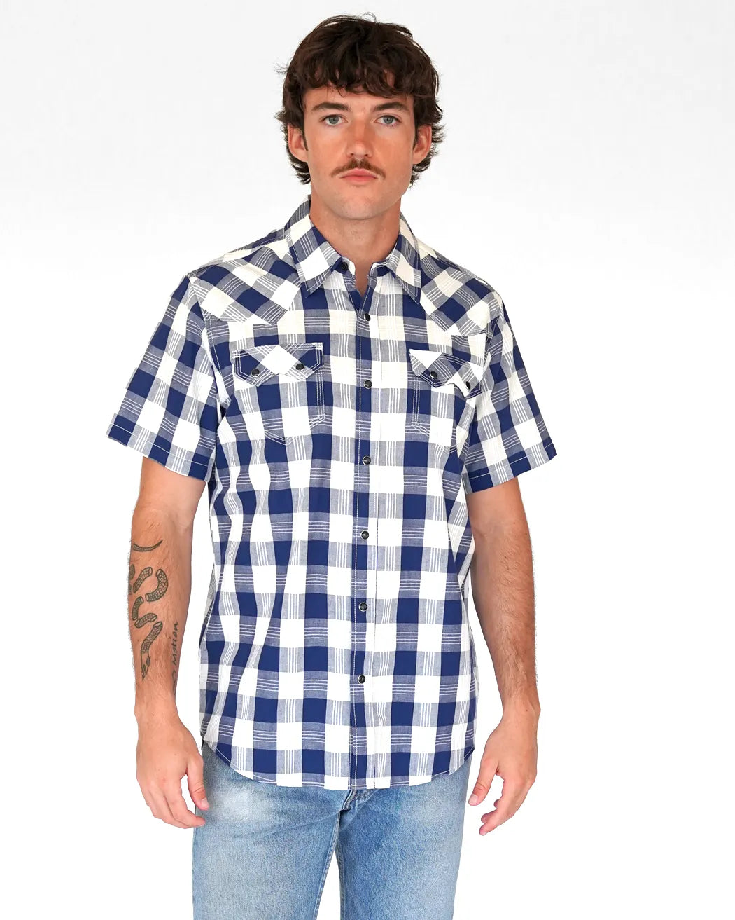 Just Can’t Get Enough Mens Short Sleeve Western Shirt