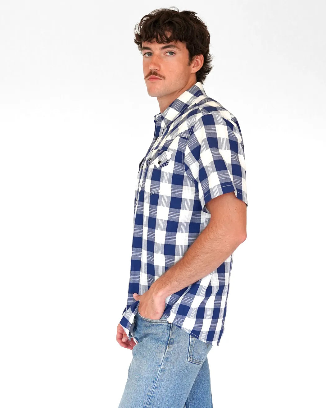 Just Can’t Get Enough Mens Short Sleeve Western Shirt