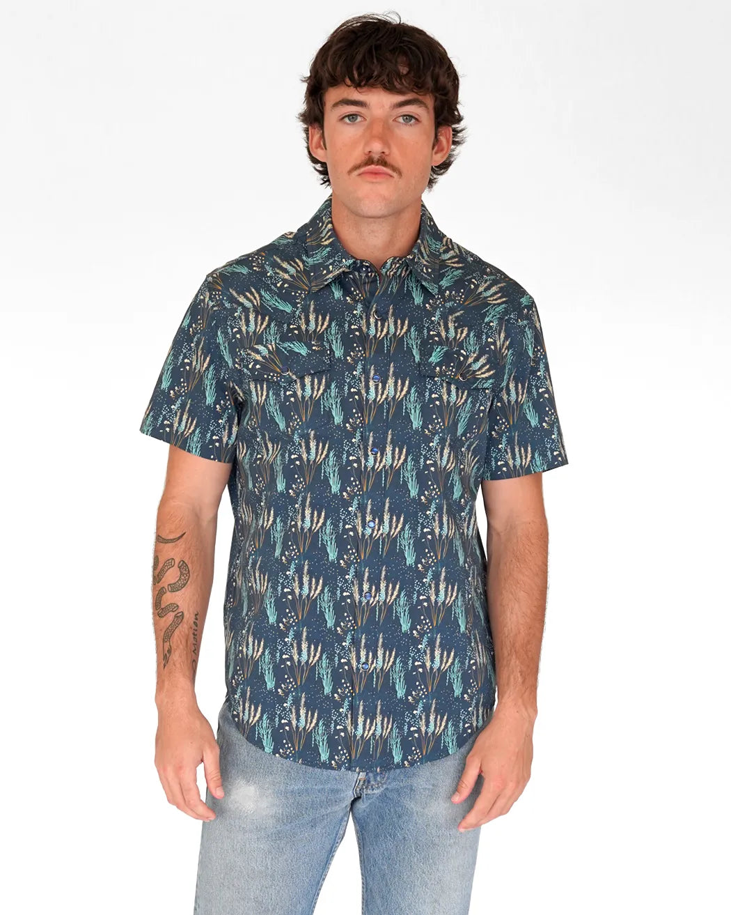 Lookout Weekend Mens Short Sleeve Western Shirt