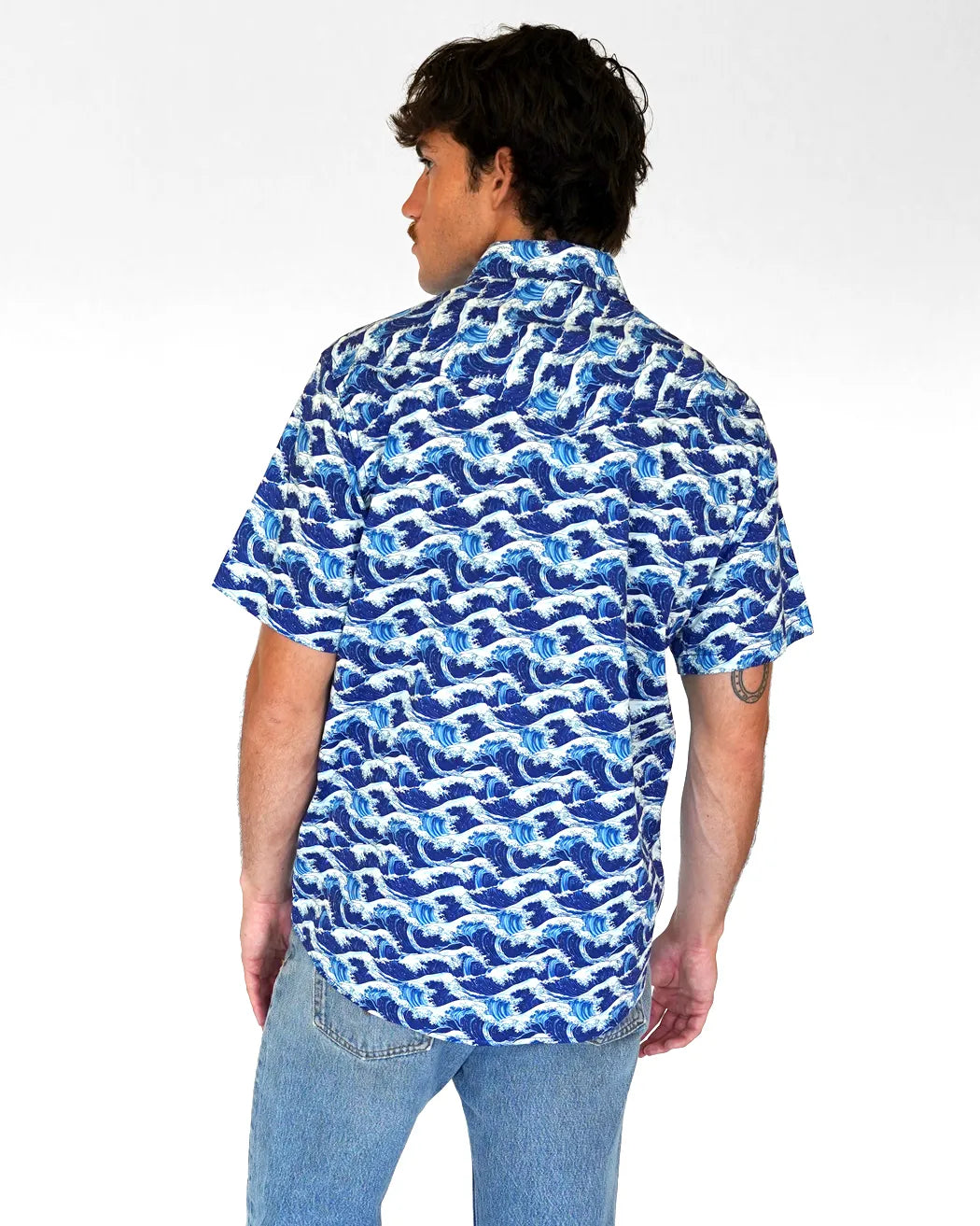 Sailing Short Mens Sleeve Western Shirt