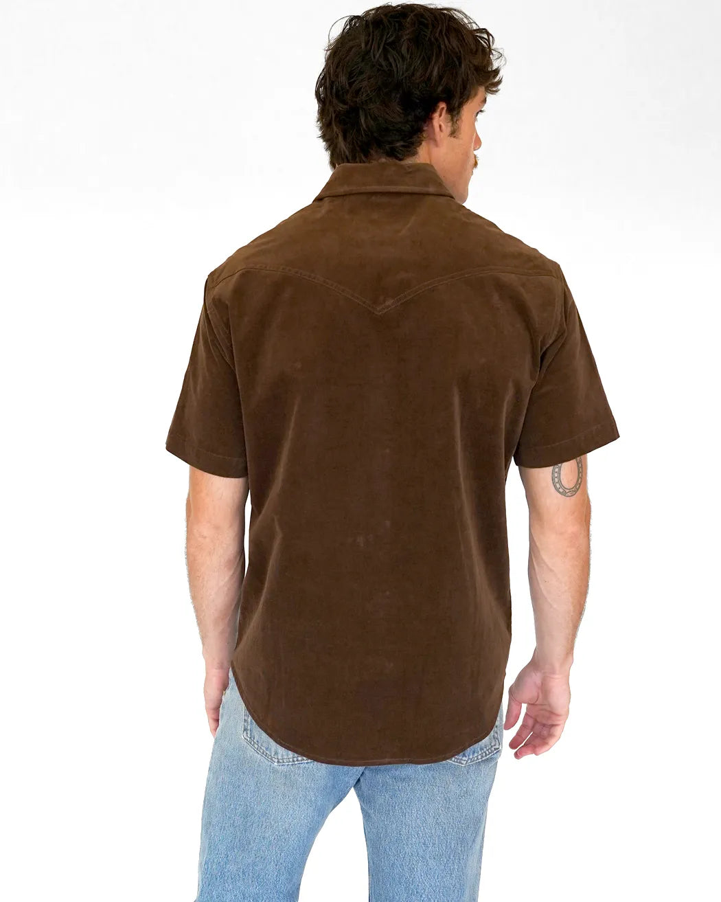 Space Age Love Song Mens Short Sleeve Western Shirt